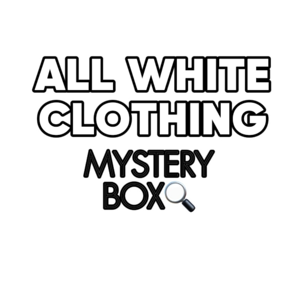 All WHITE themed ladies clothing outfits and accessories 5lbs mystery box